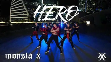 [K-POP IN PUBLIC | ONE TAKE] MONSTA X - HERO cover dance by HEADWAY