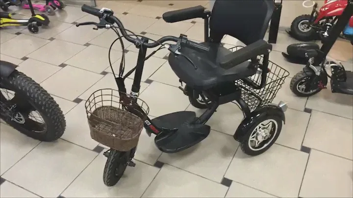 Эл.трицикл ING HI (Eco Drive), обзор (review). Скутеры для инвалидов. Mobility scooter.