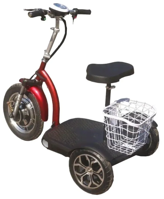 El-Sport Электросамокат трехколесный HEADWAY ZAPPY LUX 500W LiIon красный электротранспорт-0