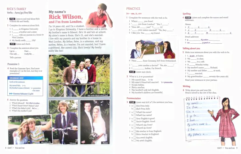 New Headway. Fourth Edition. Elementary. Student's Book with Oxford Online Skills-1
