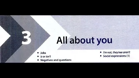 Headway Beginner 5th Workbook UNIT 3 - All about you