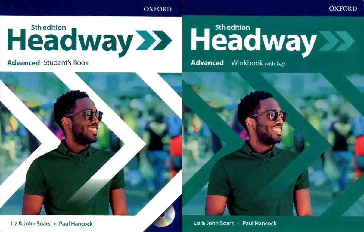Комплект Headway Advanced: Student's book and Workbook (учебник и рабочая тетрадь, 2 книги) + CD. Пятое издание Oxford 5-th edition | Hancock Paul-0