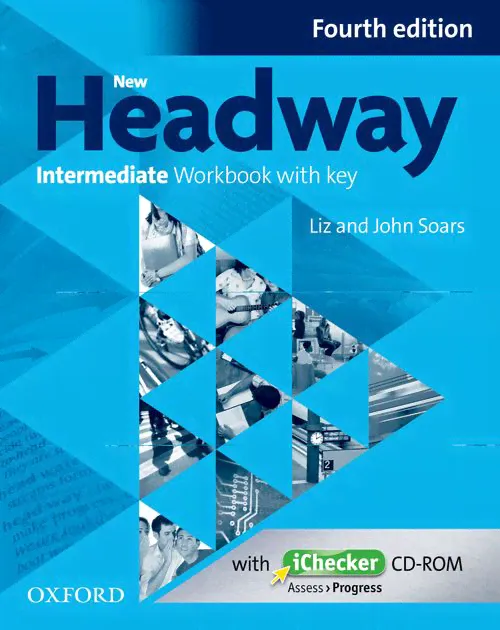 New Headway Intermediate Level 4th Edition Workbook with key +R - тетрадь с ответами и диском-0