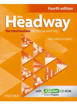 New Headway 4ED Pre-Intermediate Workbook with key + ICHECKER PACK