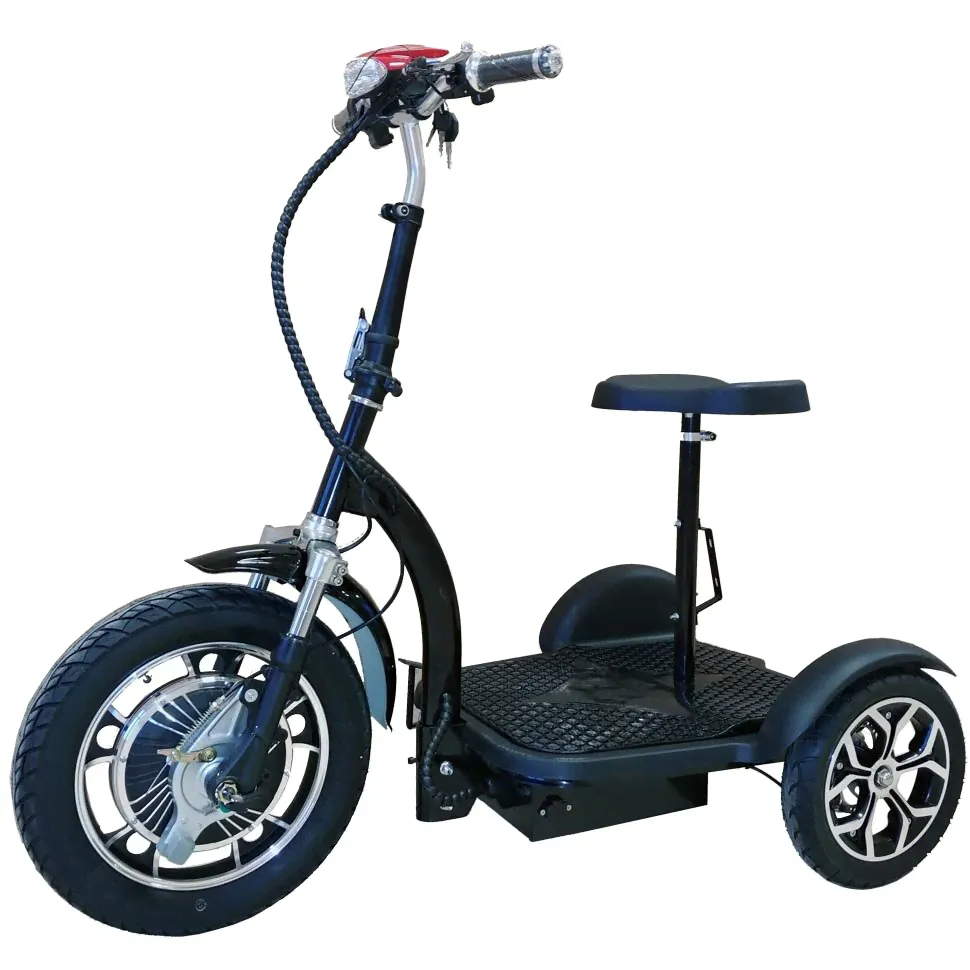 El-Sport Электросамокат трехколесный HEADWAY ZAPPY LUX 500W LiIon черный электротранспорт-2